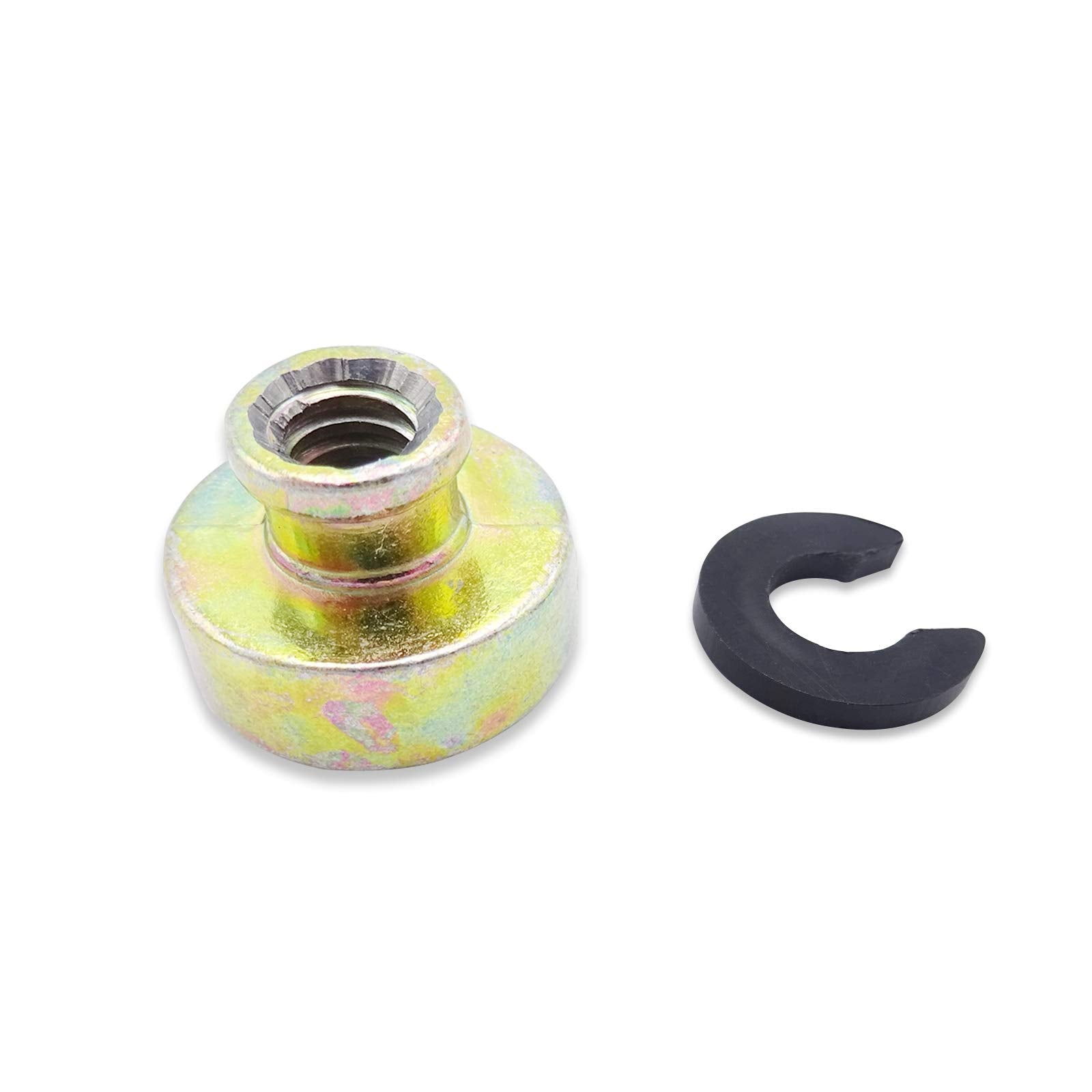 XJMOTO Seat Bolt Screw Nut Kit - 1/4-20 Thread, Black, Compatible with Harley Davidson Touring, Softail, Dyna, Sportster Models