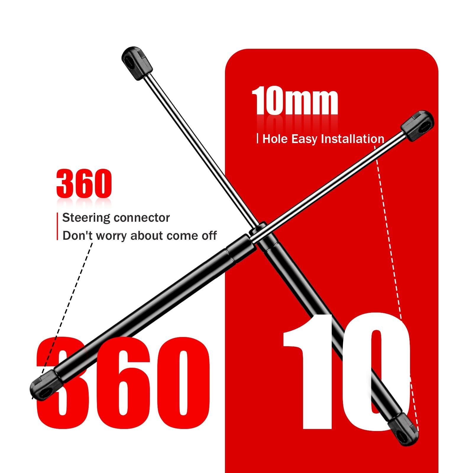Iaqwe 4048-W Front Hood Lift Supports Fit For Jeep Grand Cherokee 1999 2000 2001 2002 2003 2004, Holder Gas Shock Struts Car Hoo