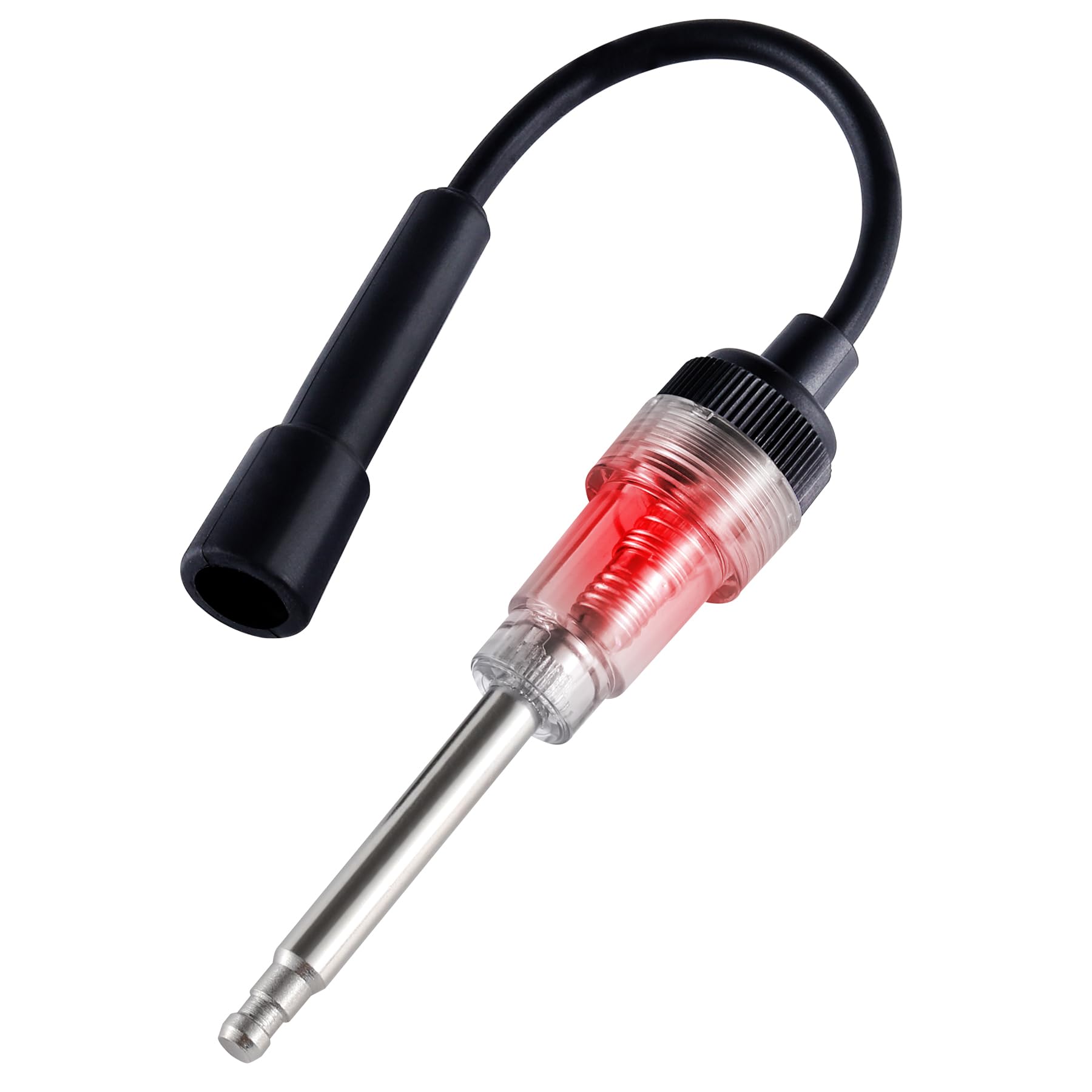SINGARO Inline Spark Plug Tester, Plug-in Engine Ignition Tester, Car Exterior Accessories, Automobile, Lawn Mower,Engine Verifi