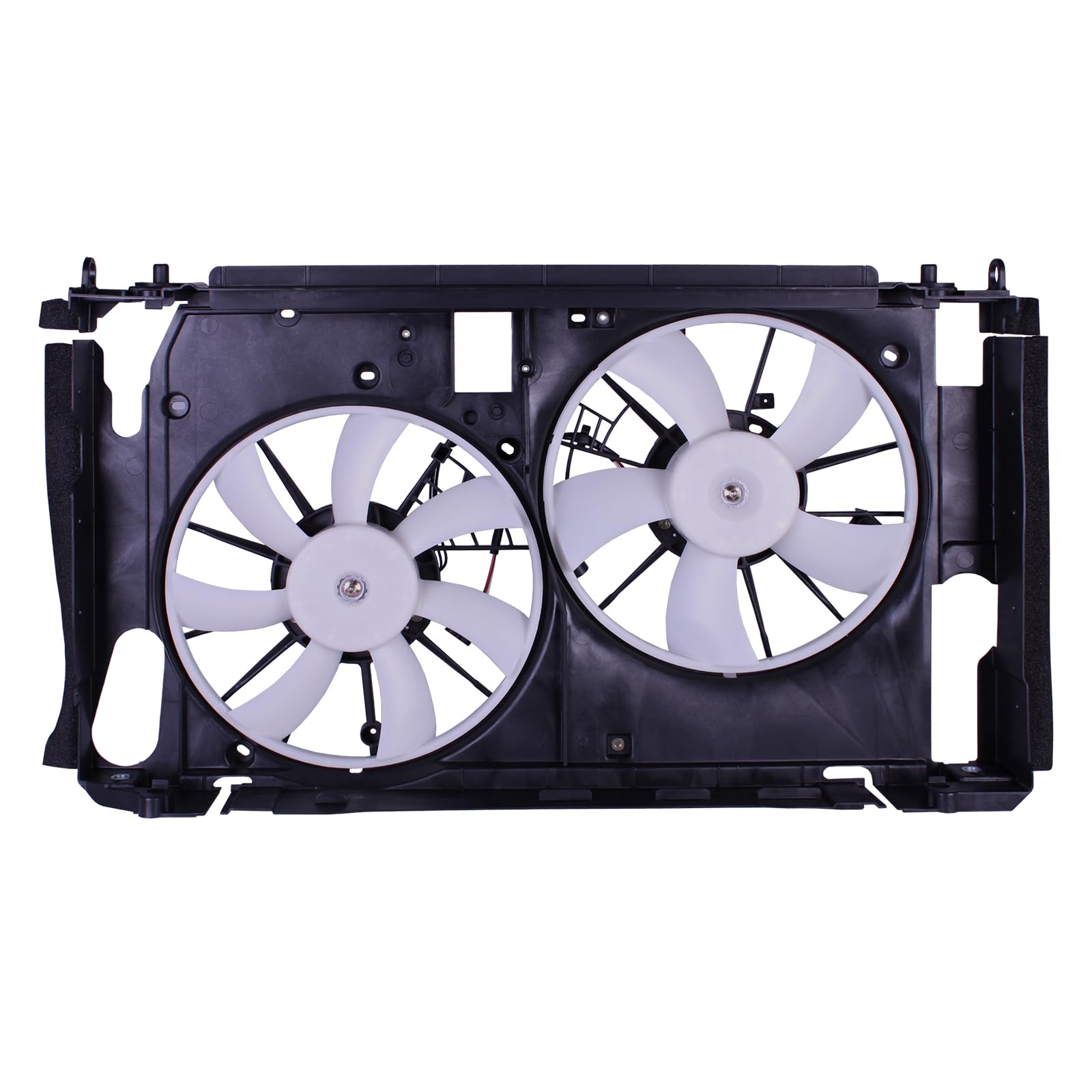 TYG Upgraded Cooling Fan Assembly for 2006-2012 Toyota RAV4 3.5L (Japan Built) | Racing-Level OE Replacement Engine Radiator for