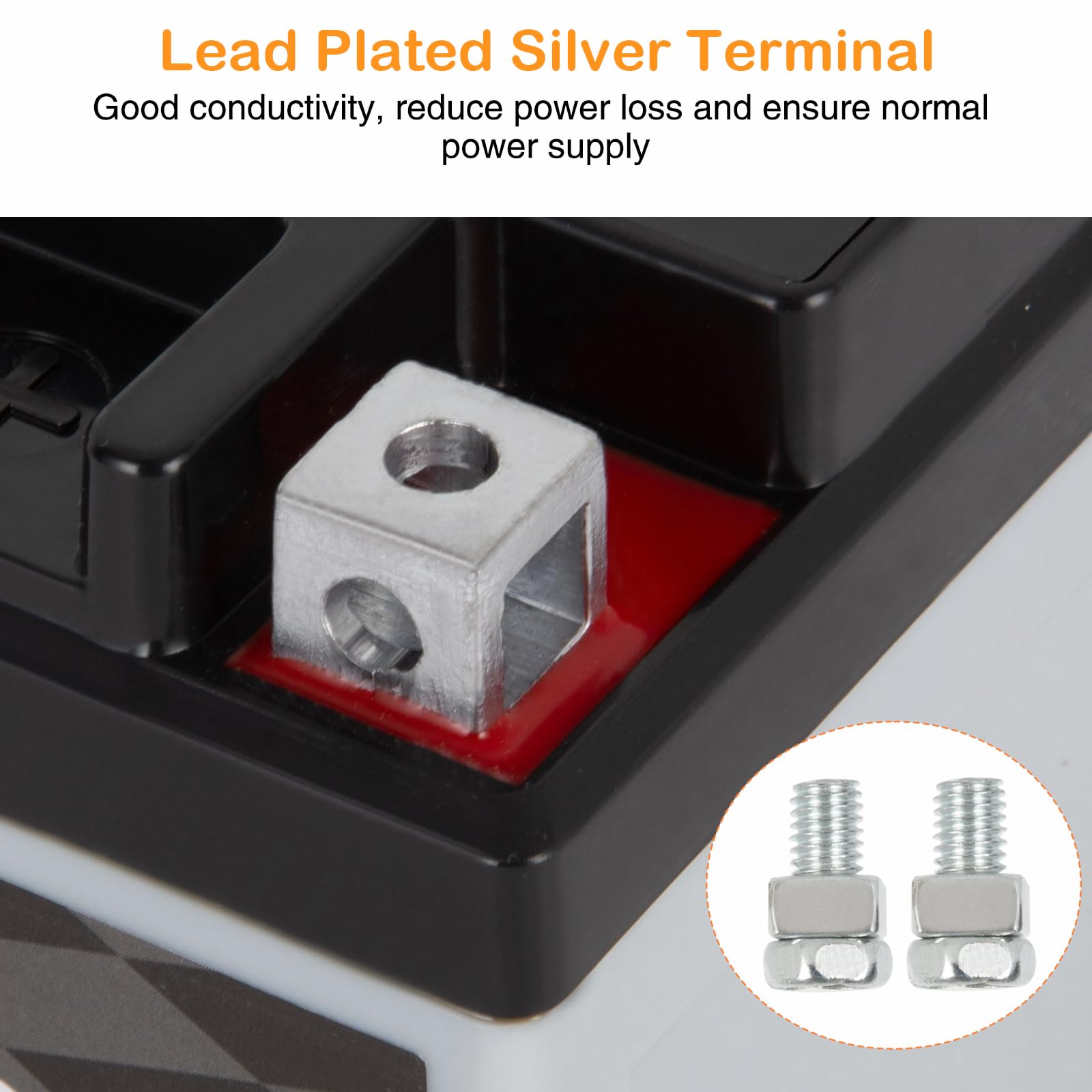 Autocessking Ytx4L-Bs Motorcycle Battery, 12V 3Ah Rechargeable Maintenance Free Sealed Agm Battery Powersport Replacement Batter