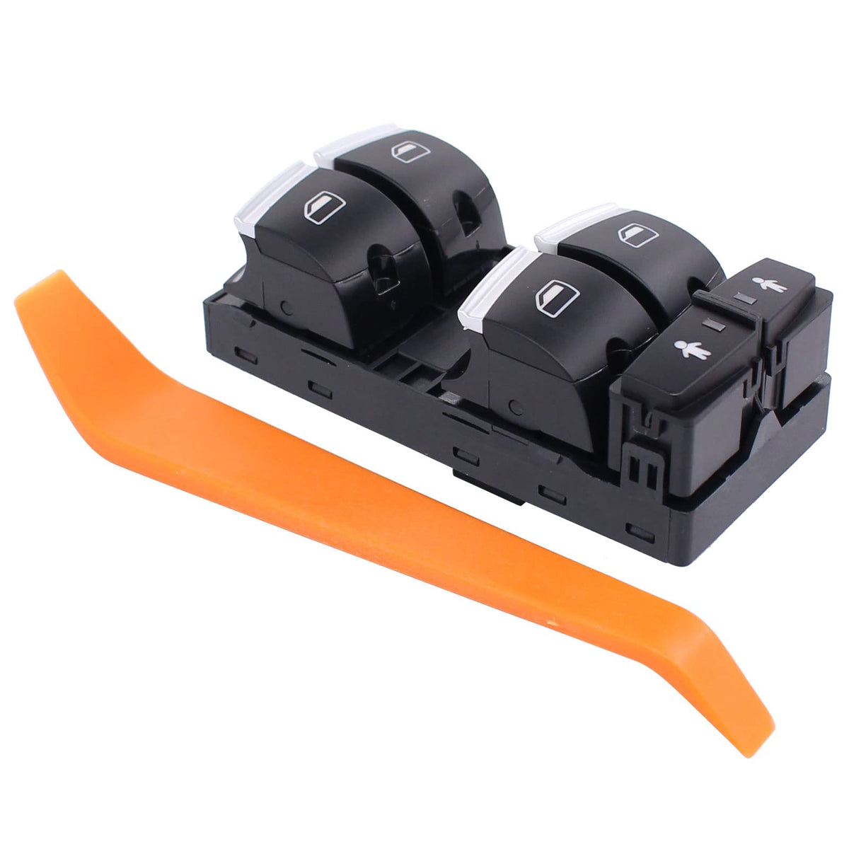 ApplianPar Front Driver Side Window Switch for Audi A6 2005-2011, Q7 2007-2015, S6 2007-2011