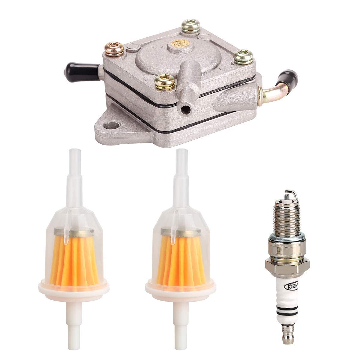 10L0L Golf Cart Fuel Pump Impulse Kit for Club Car DS Precedent 1984-up Gas with 290FE 350FE Kawasaki Engine, Replace OEM 101452