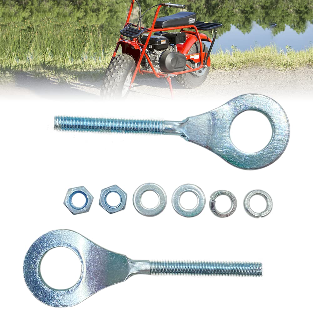 Qymoto 15Mm Mini Bike Chain Adjuster Tensioner For Coleman Ct200U Ct200U-Ex Axis 200 Massimo Mb200 Baja Warrior Mb165 Chain Adjuster 2 Pack