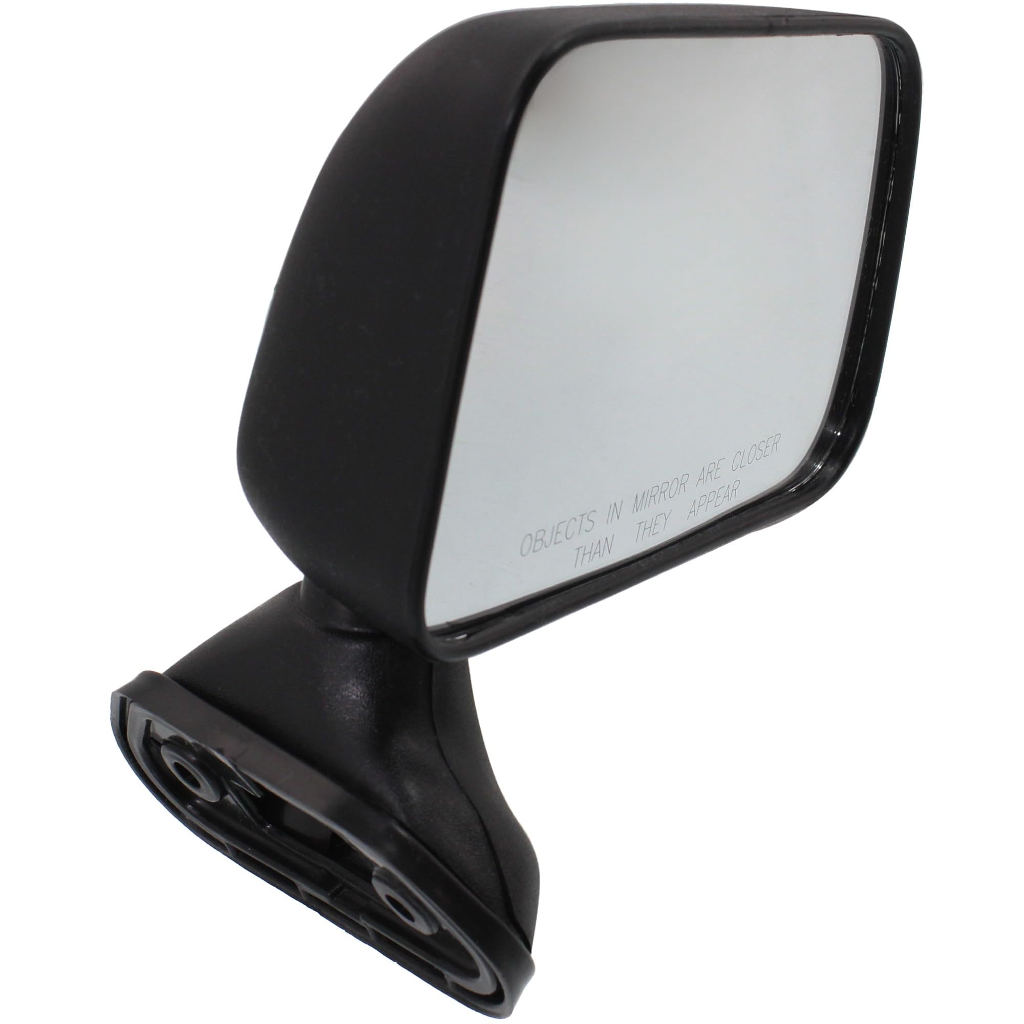 Kool Vue Passenger Side Mirror for Toyota Pickup 1989-1995 Textured Models With Vent Windows (Mounts on Door Panel)