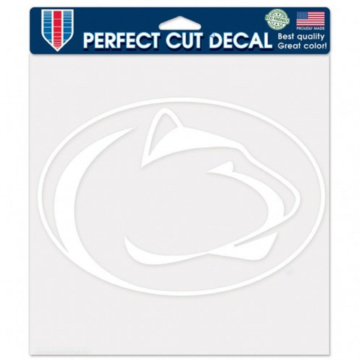 WinCraft Penn State Nittany Lions NCAA Die Cut Decal 8' X 8' White