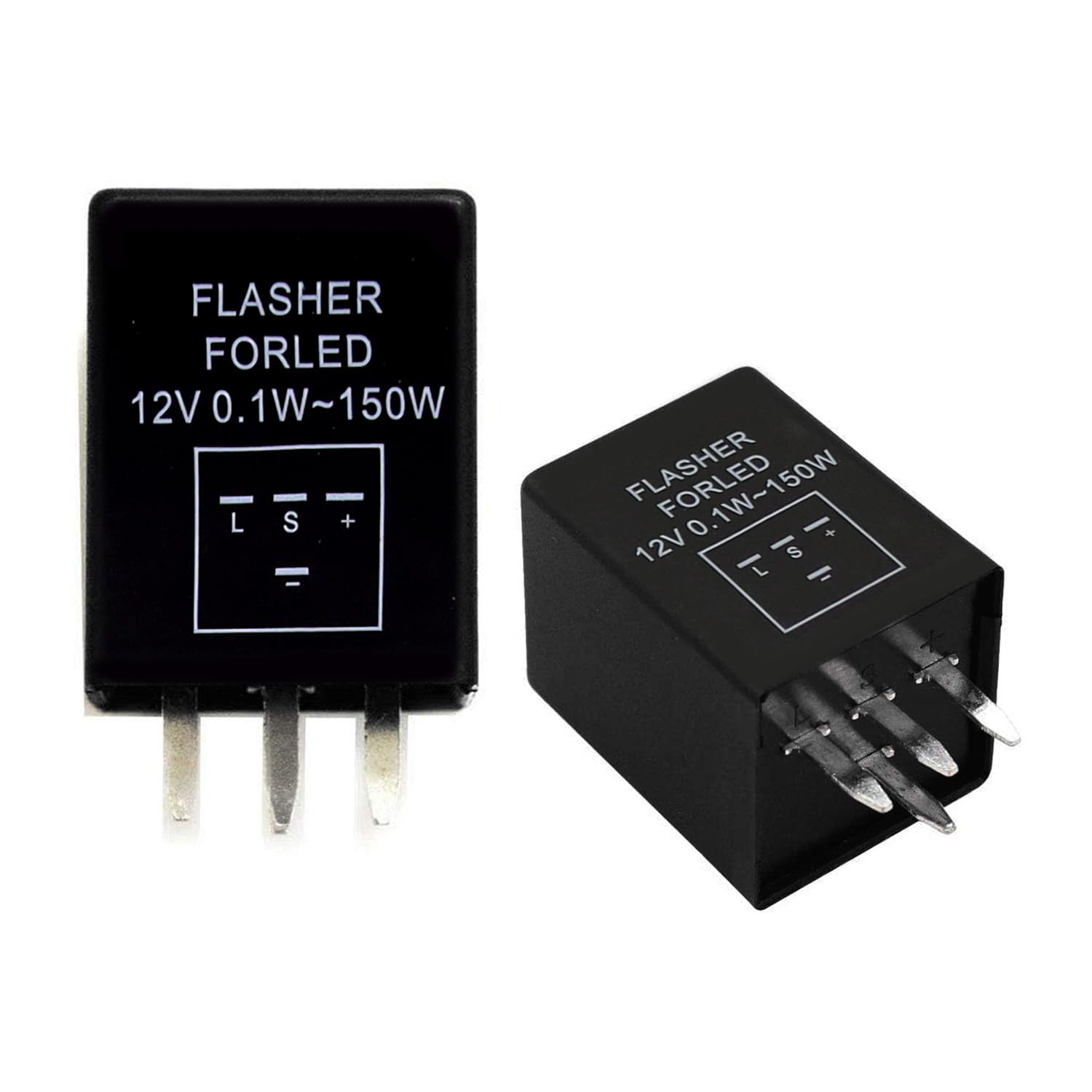 Ijdmtoy Fit 1996 1997 1998 1999 2000 2001 2002 (1) 4-Pin Ep29 Ep29N Electronic Led Flasher Relay Fix For Led Turn Signal Bulbs Hyper Flash Fix