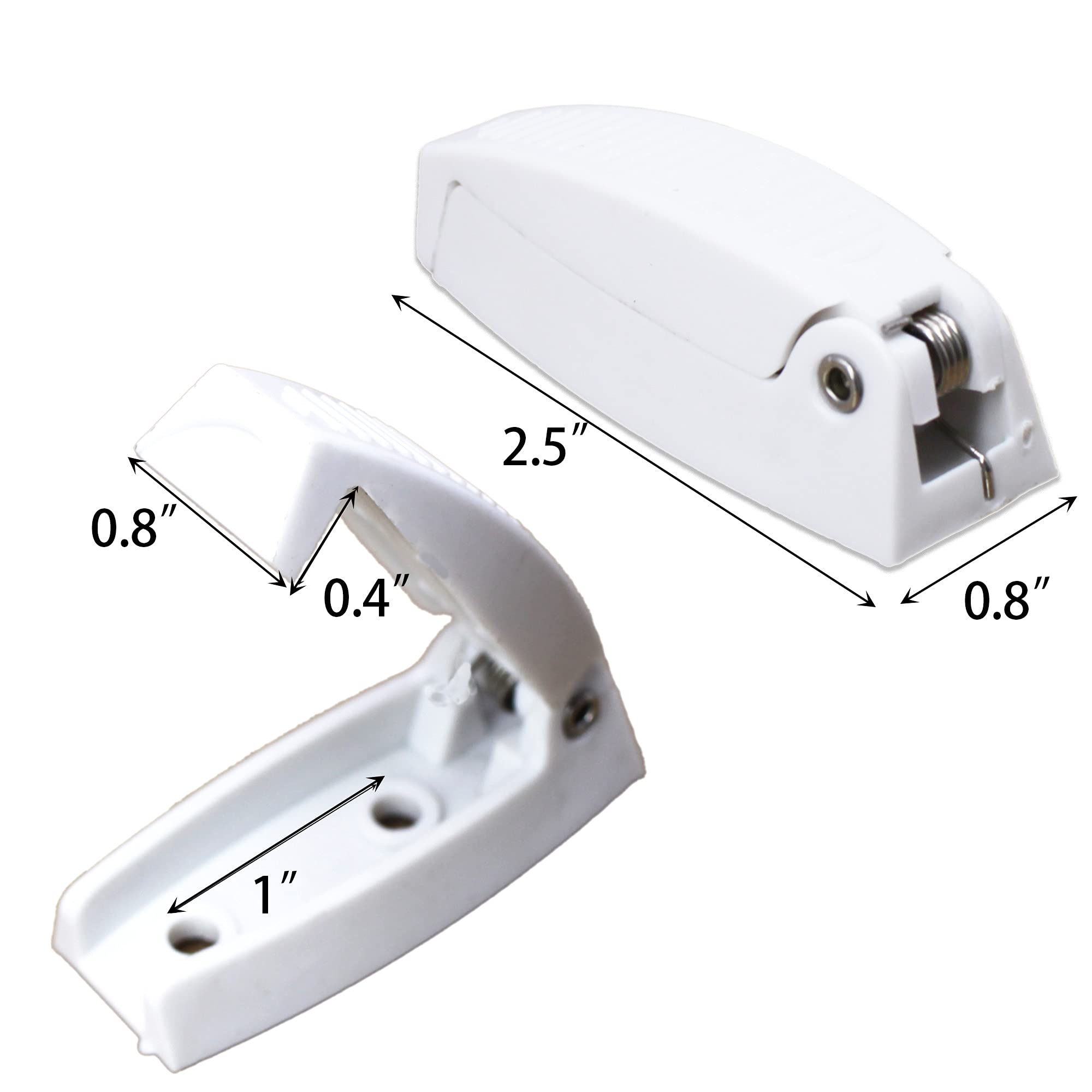 X-Haibei 5 Pack RV Baggage Door Catch Camper Trailer Storage Door Latch Hook Door Holders Travel Room