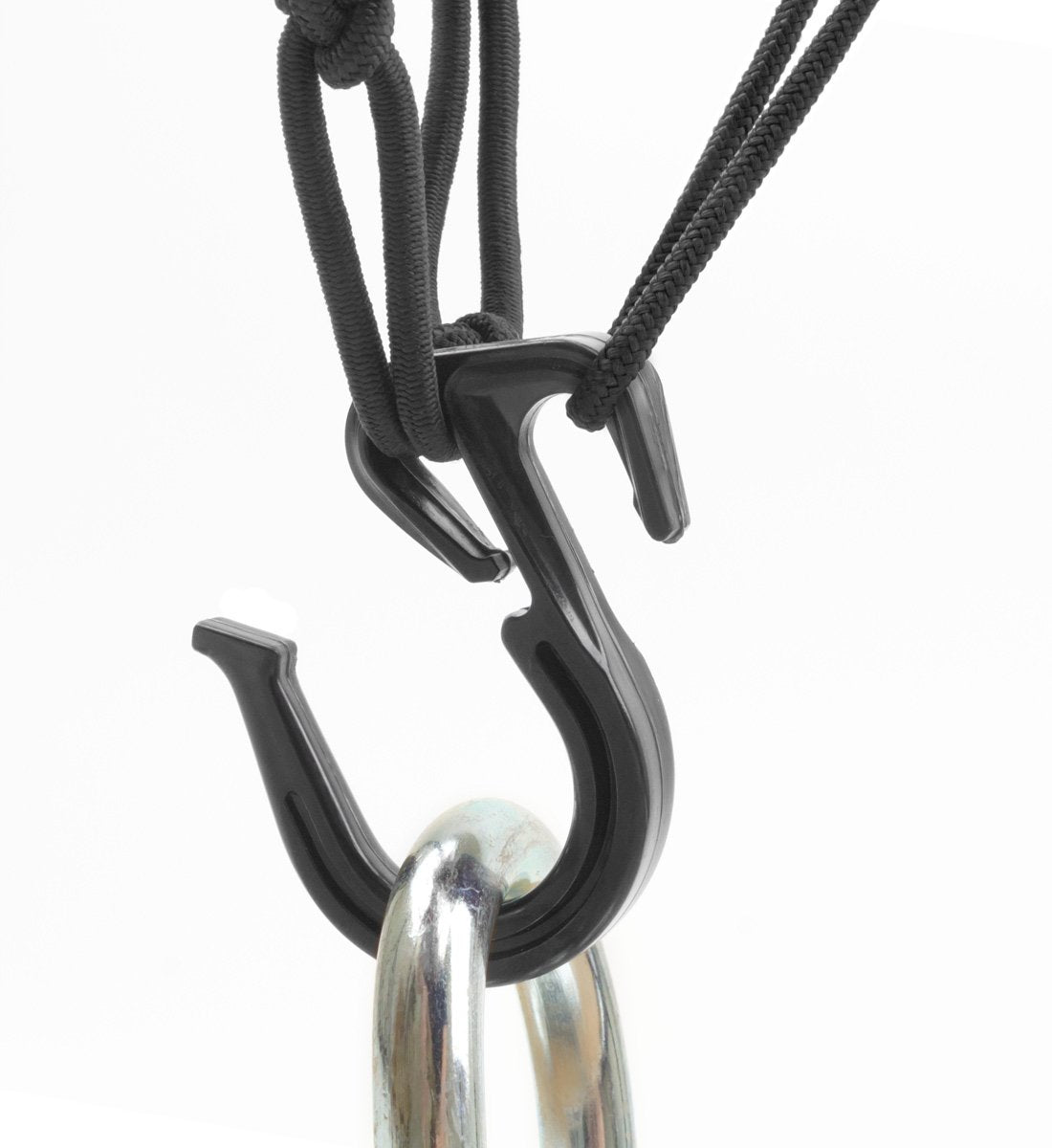 Powertye 15In X 30In Elastic Cargo Net With 10 Adjustable Hooks And Tight 2In X 2In Mesh, Black