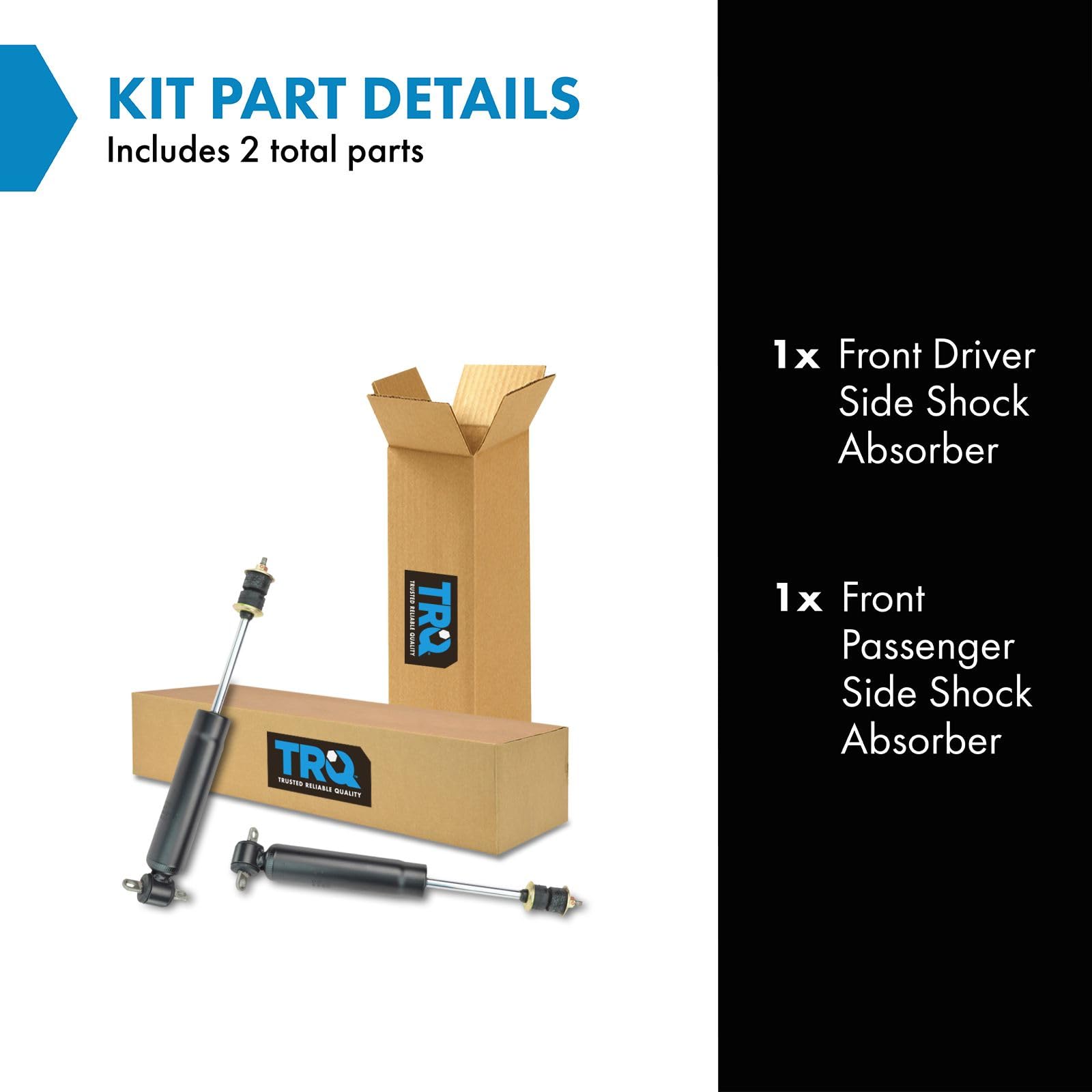 Trq Shock Absorber Front Pair Set For S10 Blazer S15 Jimmy Sonoma Pickup Hombre 2Wd