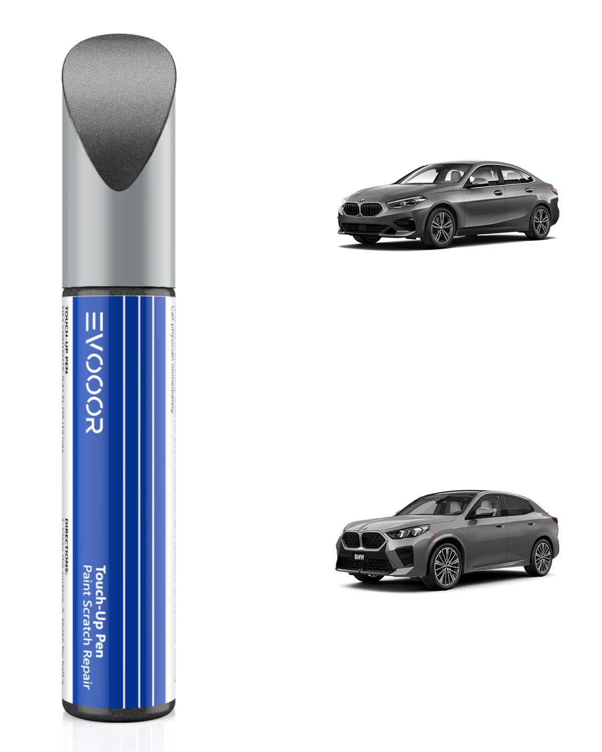 Touch Up Paint For Bmw, Mineral Grey(B39) Exact Match Touch Up Paint Car Scratch Repair(Mineral Grey Metallic For X2/2 Series To