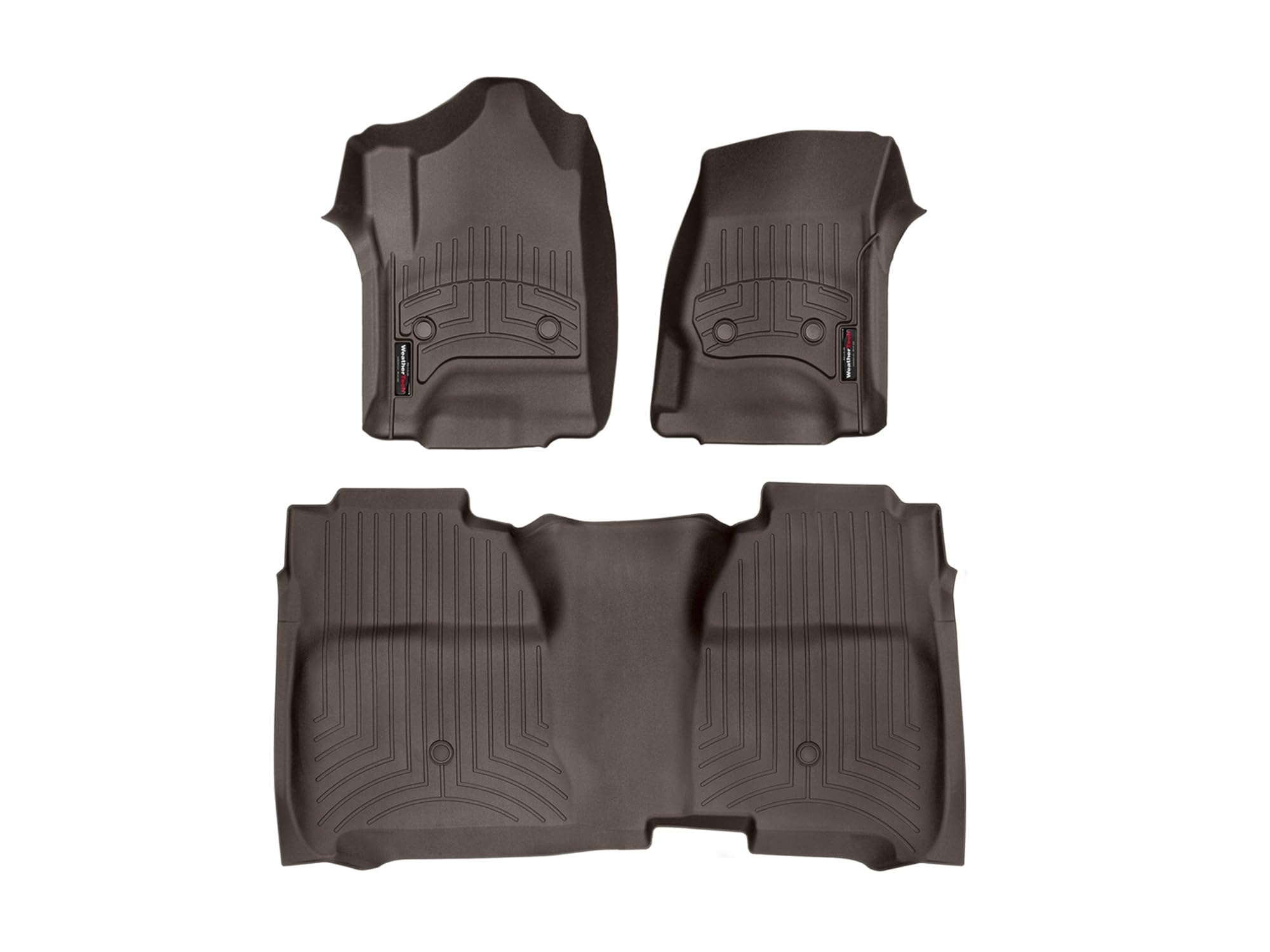 Weathertech Custom Fit Floorliners For Silverado 1500, Sierra 1500, Sierra 2500Hd/3500Hd, Silverado 2500Hd/3500Hd - 1St & 2Nd Ro