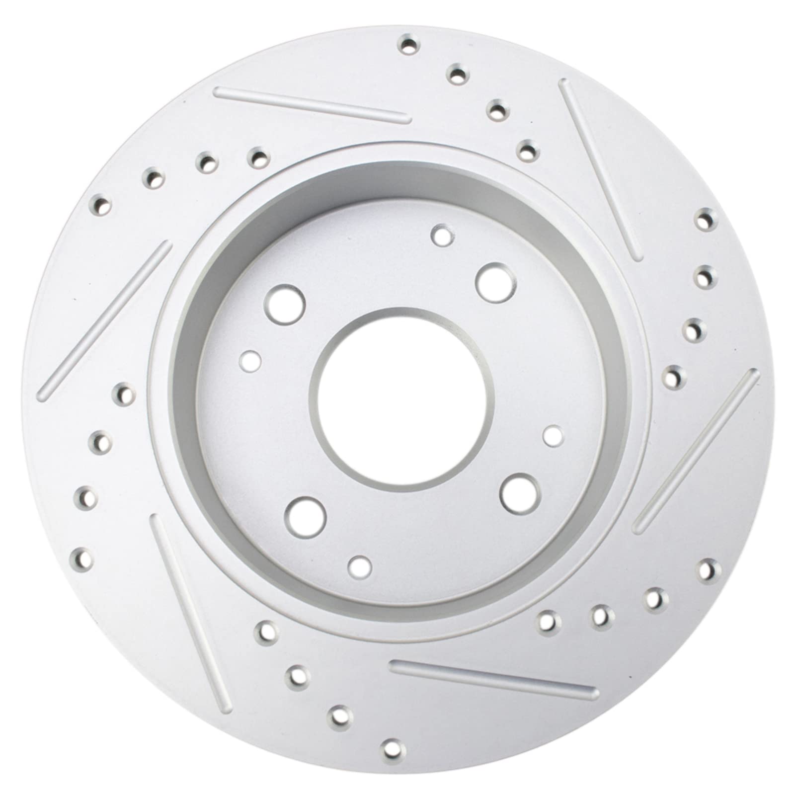 Trq Rear Performance Brake Rotors Set Premium G-Coated Compatible With 1997 Acura Cl 1991-1997 Honda Accord