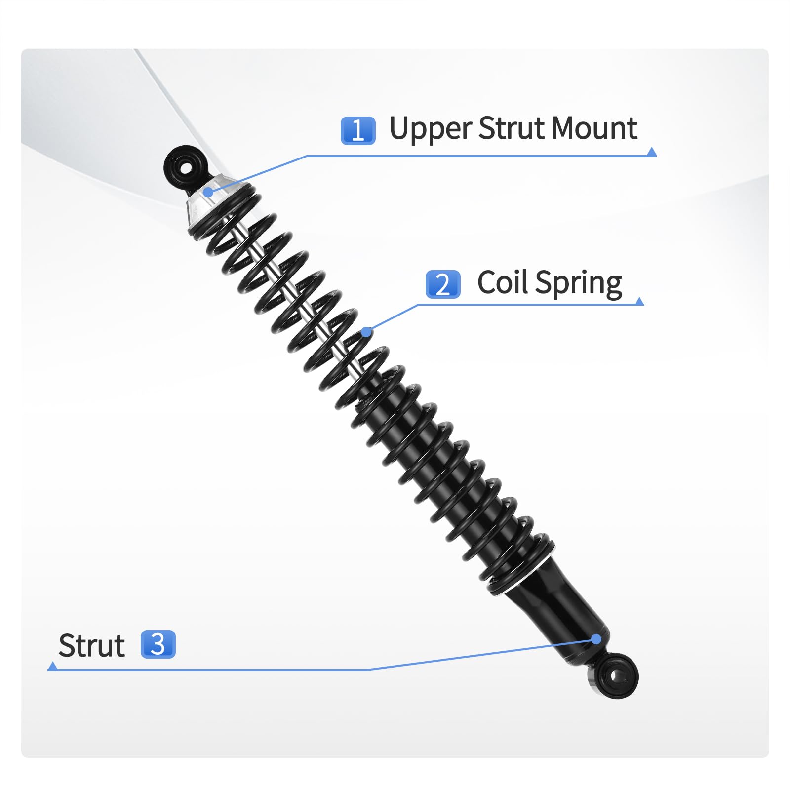 Yitamotor Rear Shocks Loaded Shocks And Struts Compatible With 2006-2010 Jeep Commander, 2005-2010 Jeep Grand Cherokee