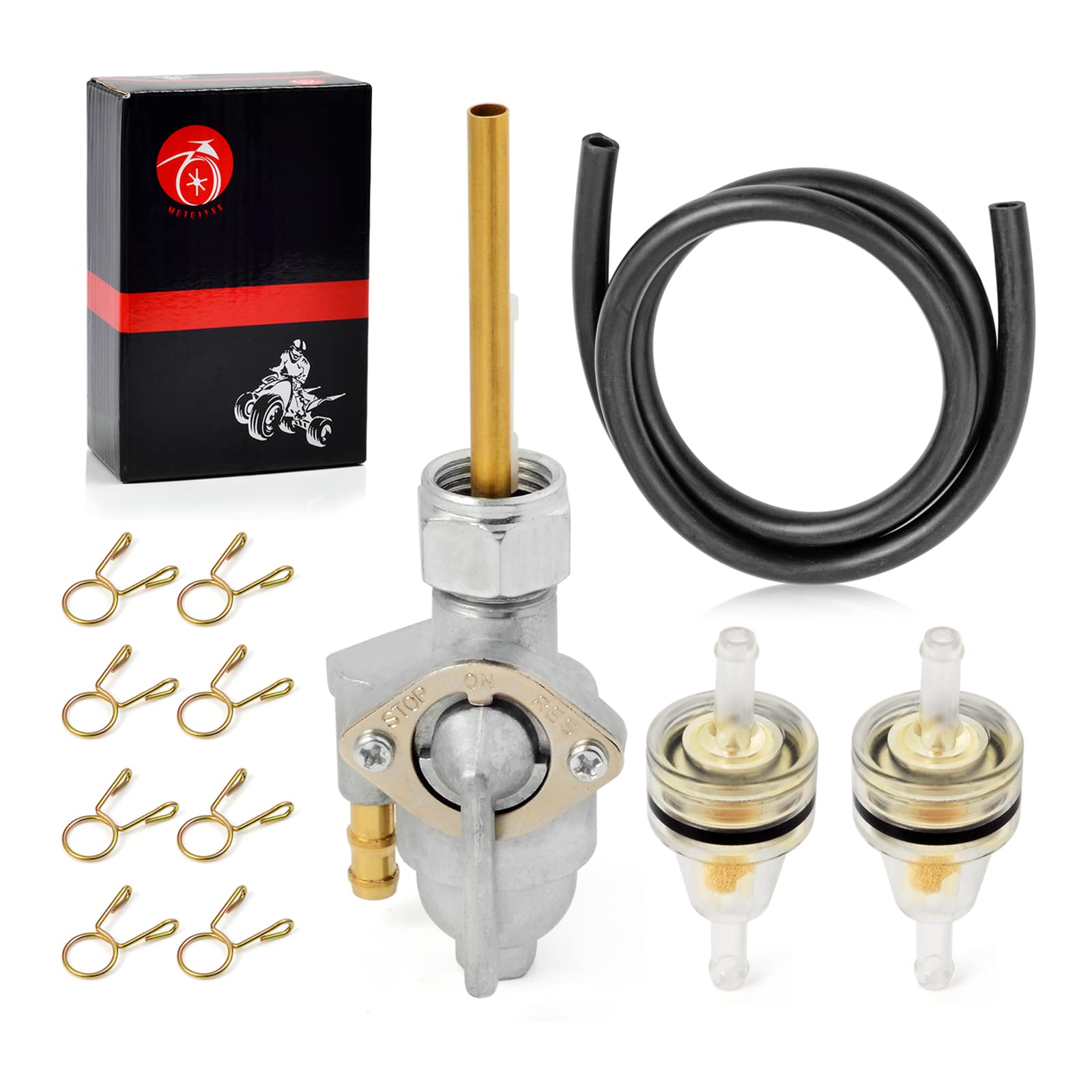 Fuel Valve Petcock Kit For Honda Cl175 Cb350 Cl350 Sl350 Cb360 Cb450 Cl450 1965-1976 16950-292-000