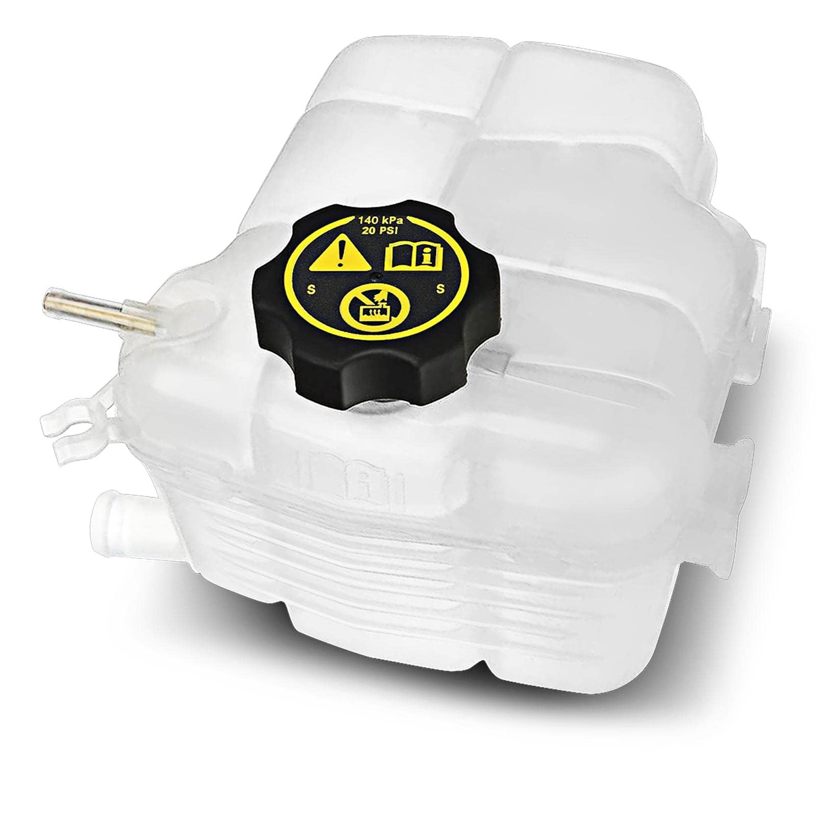 A-Premium Coolant Recovery Overflow Reservoir Tank [with Cap] Compatible with Chevrolet Cruze 10-16, Orlando 12-14 & Buick Casca