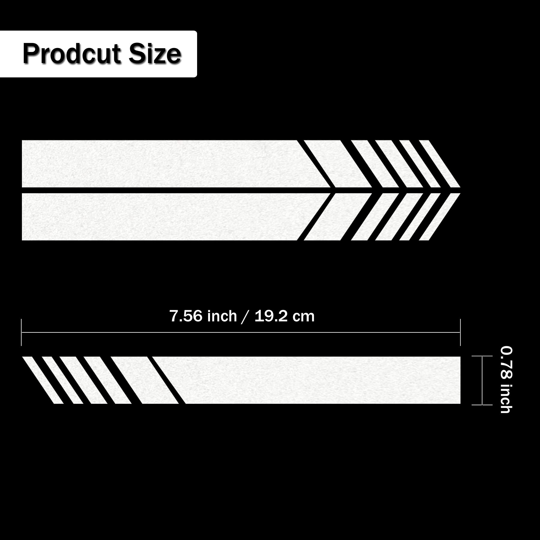 Singaro Car Rear View Mirror Stickers Decor Car Body Sticker Vinyl 4Pcs (Sliver)