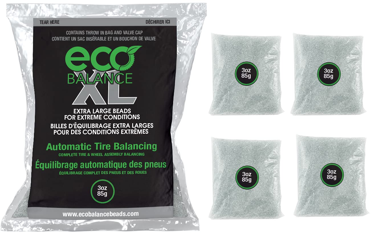 Eco Balance 03-Ecoxl4 Eco Xl Extreme Condition Tire/Wheel Balancing Beads - Off-Road Vehicles, Light Duty Truck Tires, (4) 3Oz B