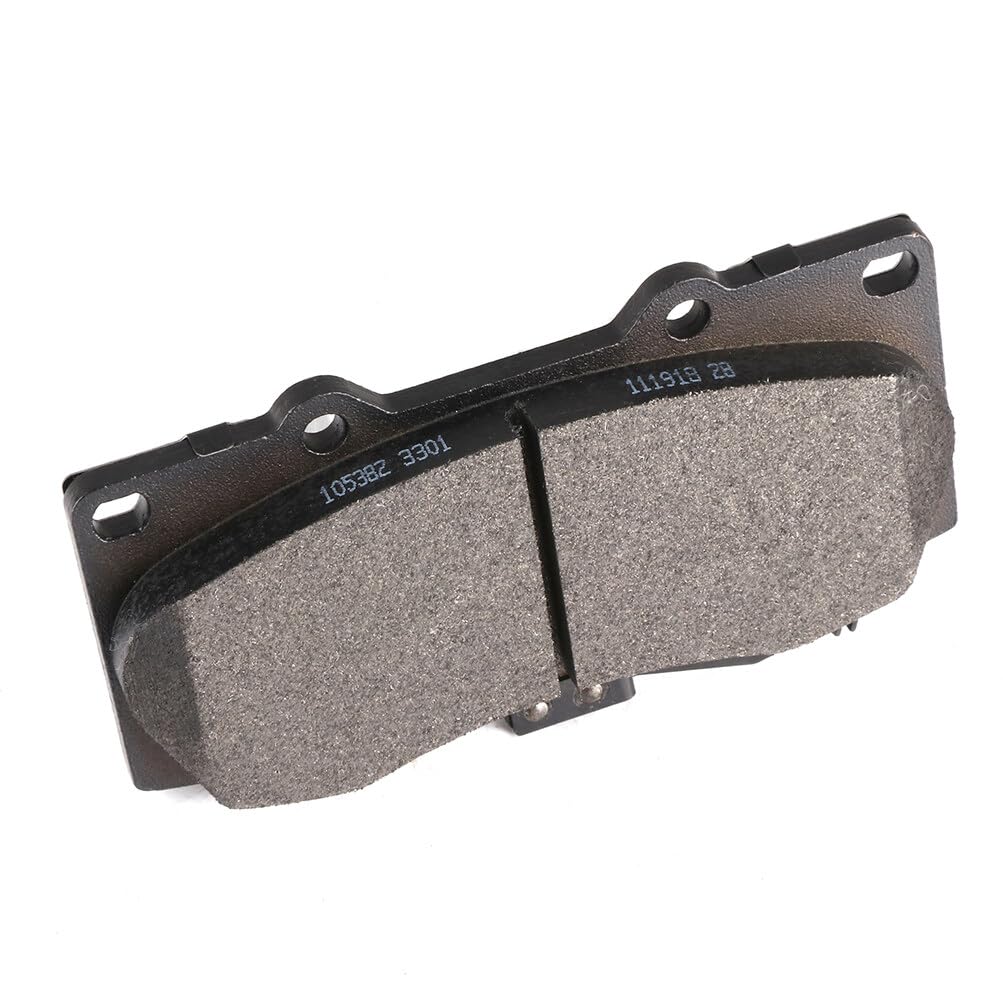 Automuto 4Pcs Front Semi-Metallic Disc Brake Pads Set D1119 For Hummer H3 2006-2010,For Hummer H3T 2009-2010