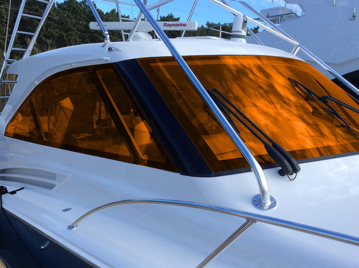 JNK NETWORKS Reflective Car Window Tint Film - One Way Window Mirror Glass Shield Automotive Tinting Sun Blocking Anti UV Heat C