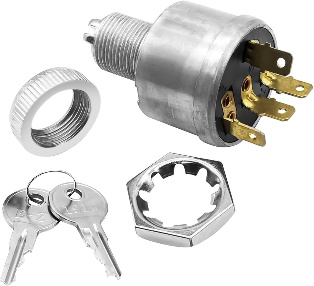 Ezgo Txt Ignition Switch, Starter Switch Key Fits Golf Cart 33639-G01