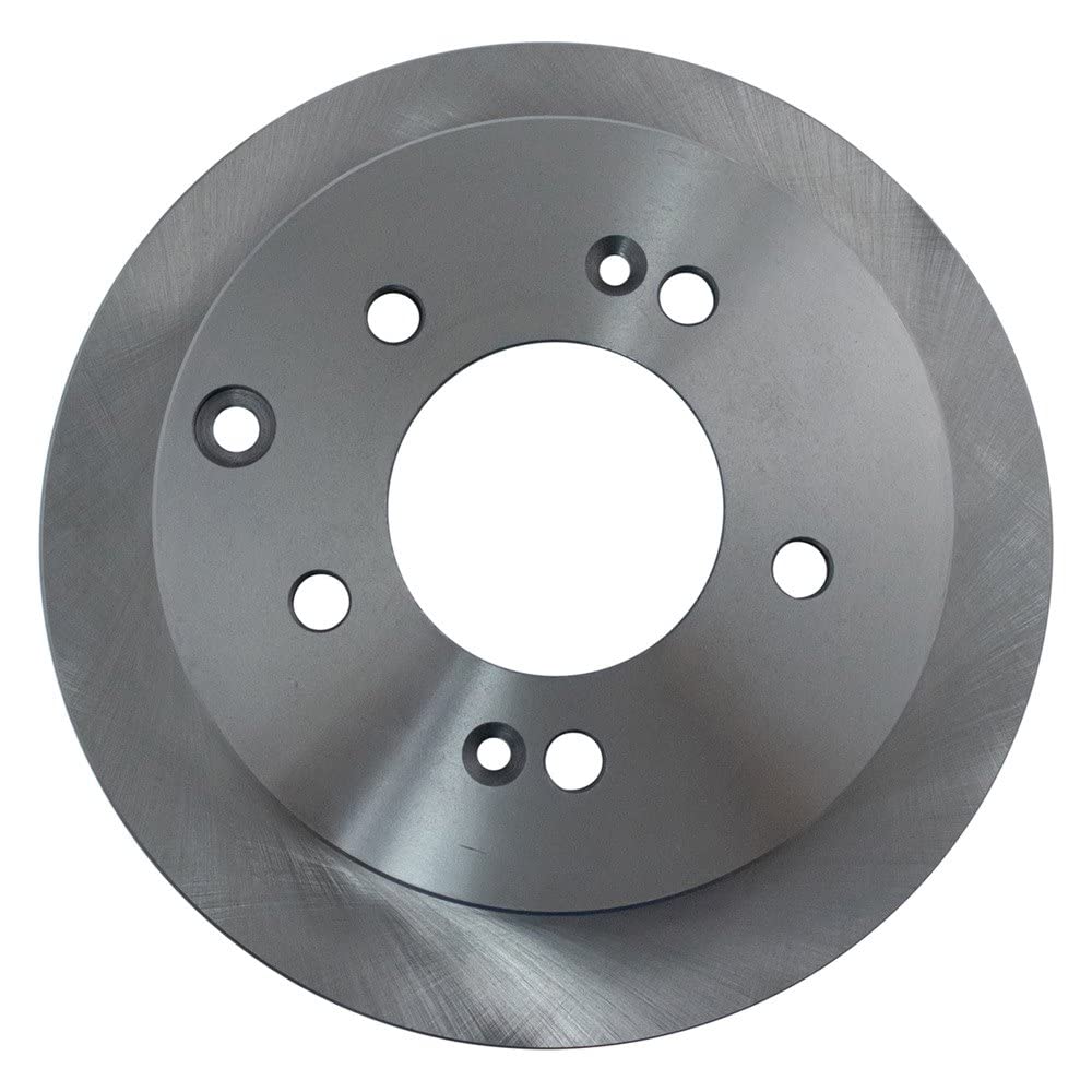 Trq Rear Brake Rotors Set Solid Compatible With 2010-2013 Kia Forte Forte Koup Soul