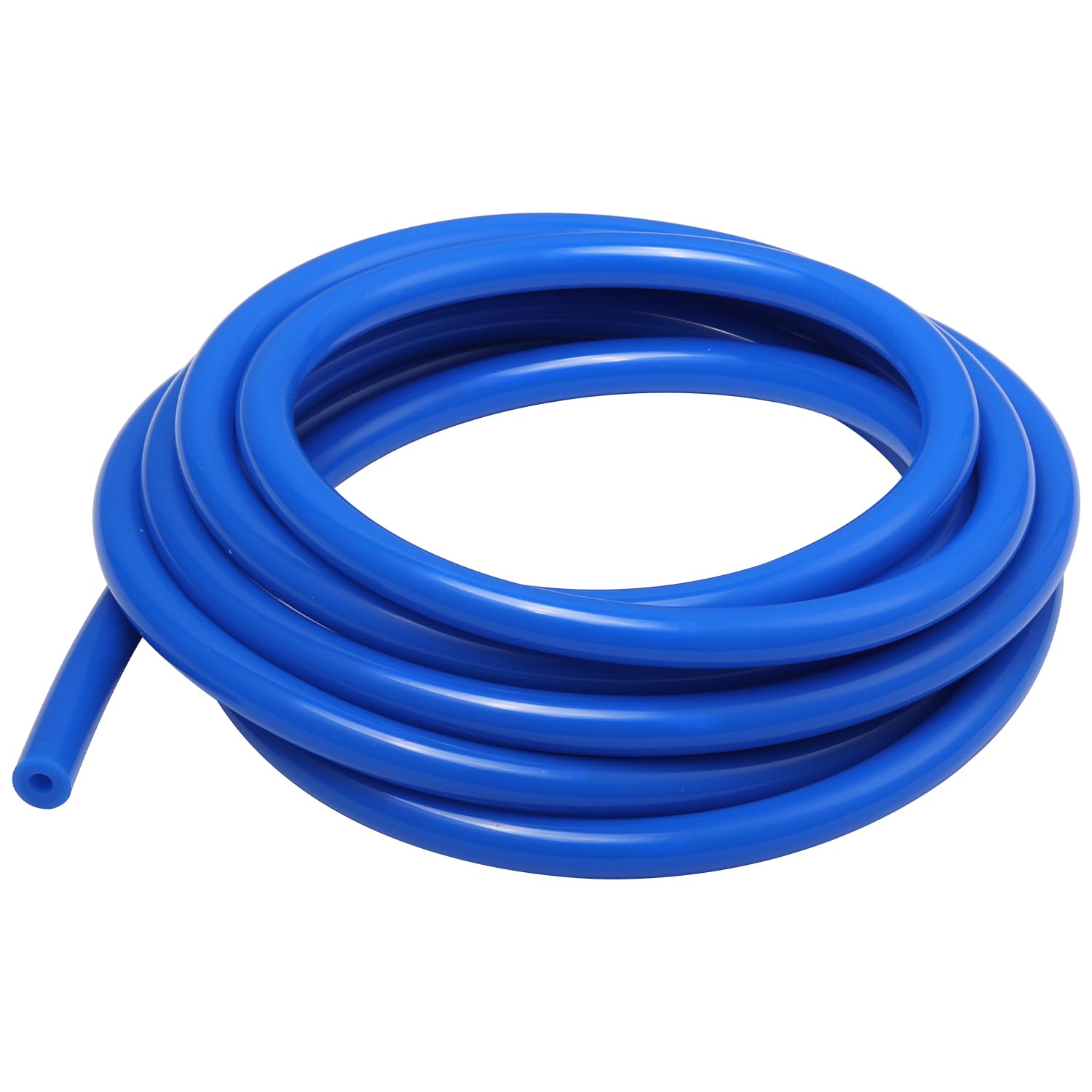 Podavelle 1/4'' 6mm ID Silicone Vacuum Hose Line Tubing 10FT Blue 130 PSI Maximum Pressure