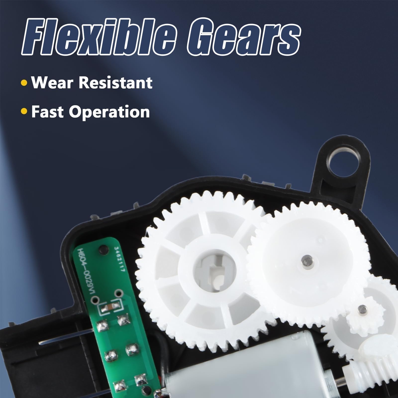 Himarklif Hvac Heater Blend Door Actuator With Gear Compatible With Jeep Grand Cherokee &Dodge Durango 2011-2013 Replaces# 68079488Aa 68079488Ab 604-045