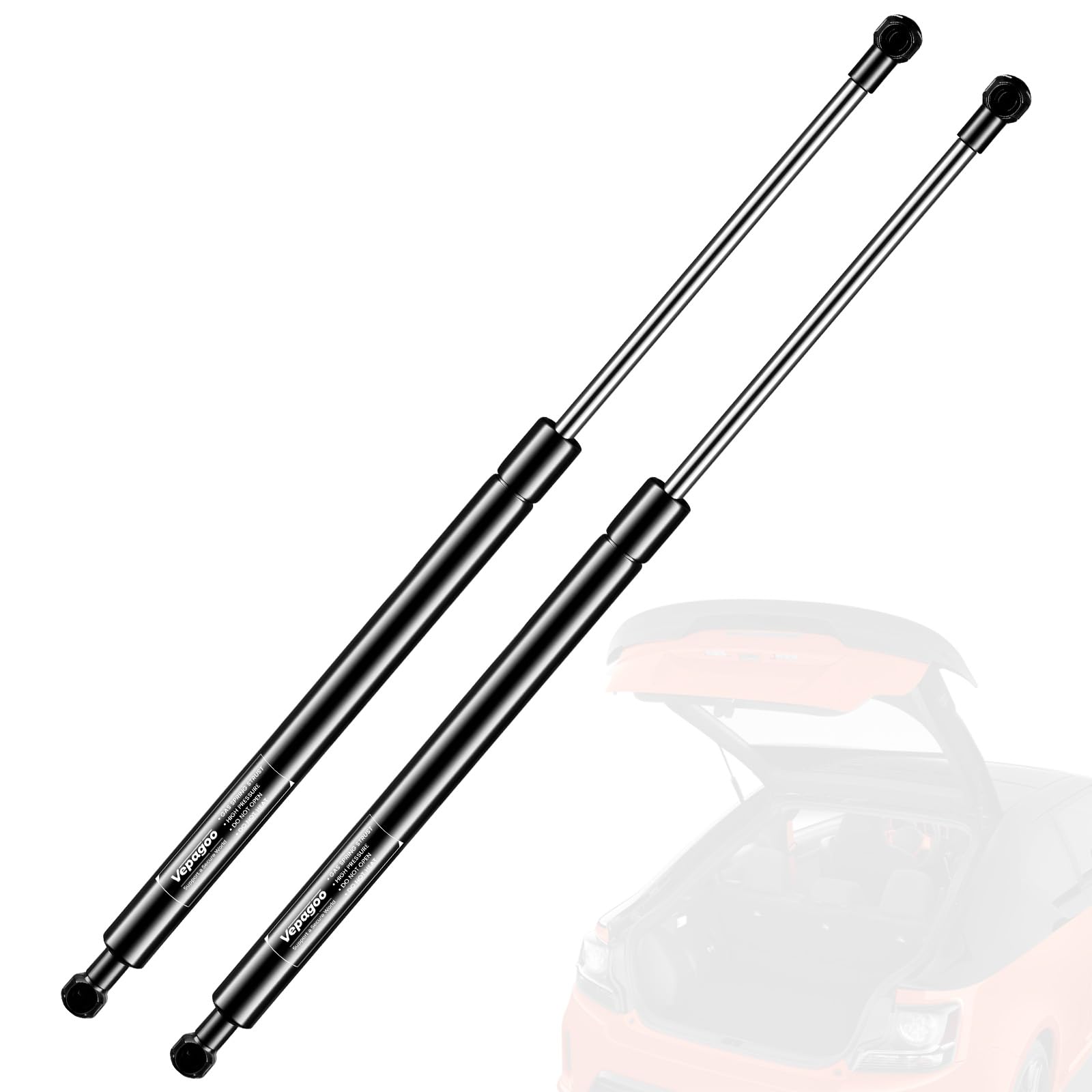 Vepagoo 4597 Hatchback Struts For 2005-2010 Scion Tc Trunk Gas Shocks, Rear Hatch Liftgate Lift Support Arms Lift, 015653, 95411, 084609, 0991U0, 15653 (Pack Of 2)