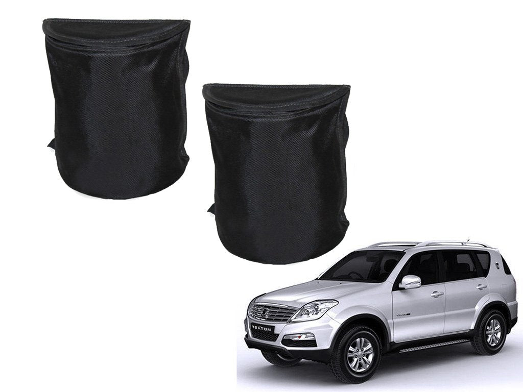 Kozdiko Semi Cylindrical Car Dustbin Set of 2 Pcs for Mahindra Rexton