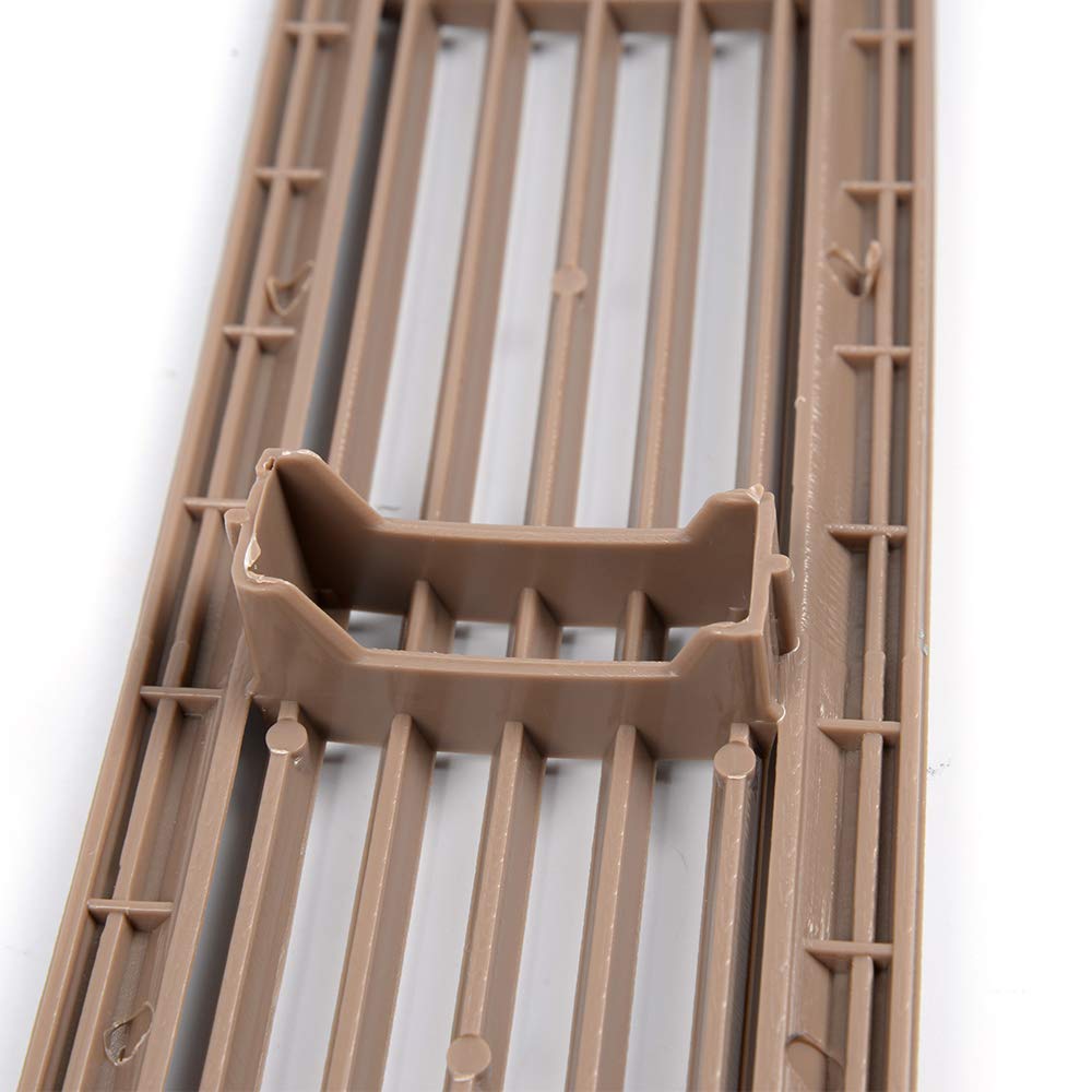 Pit66 Beige Dash Defrost Vent Cover Grille Panel Compatible With 1998-2005 Chevy S10 Gmc Oldsmobile Suv Pickup Truck 15046436