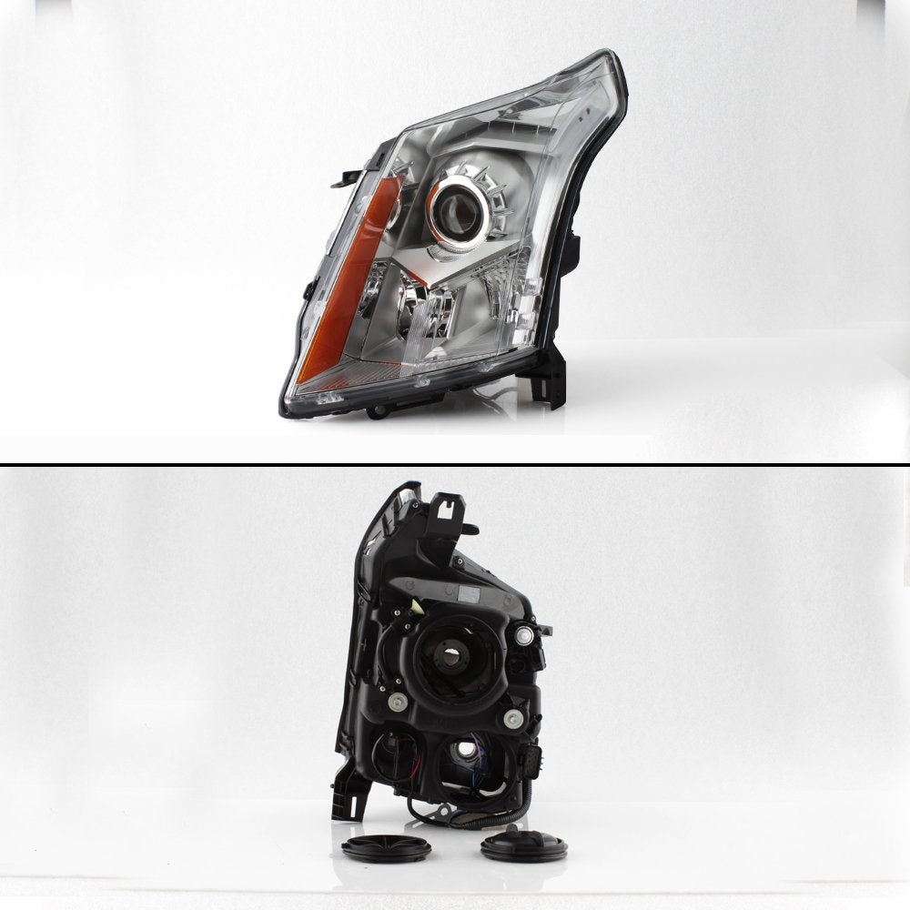 Akkon - For 2010-2016 Cadillac Srx Factory Style Oe Replacement Halogen Type Headlight Lamp Driver And Passenger Side Pair