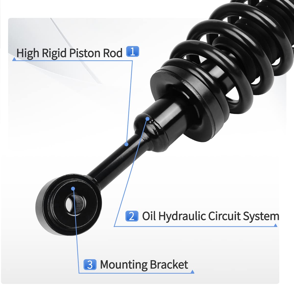 Yitamotor Front Complete Struts Shocks Suspension Compatible With 2004-2008 Ford F150 4Wd, 2006-2008 Lincoln Mark Lt 4Wd