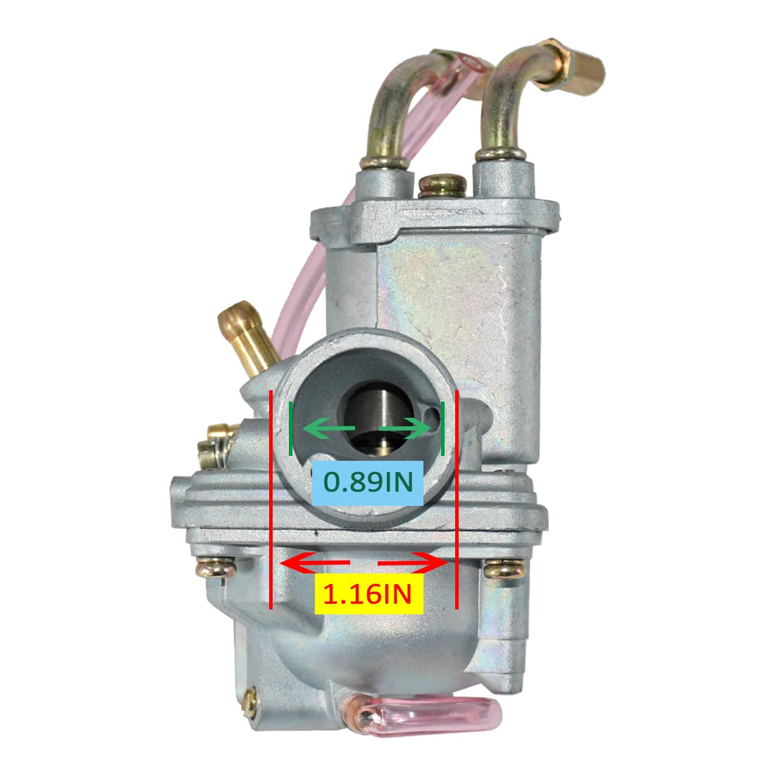 JDLLONG PW50 Carburetor for Yamaha PW 50 Peewee & Y-Zinger 1981+ with Air Filter