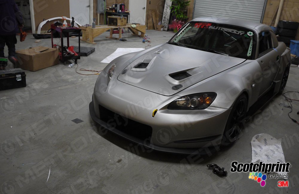 3M 1080 M230 Matte Gray Aluminum 5Ft X 1Ft (5 Sq/Ft) Car Wrap Vinyl Film