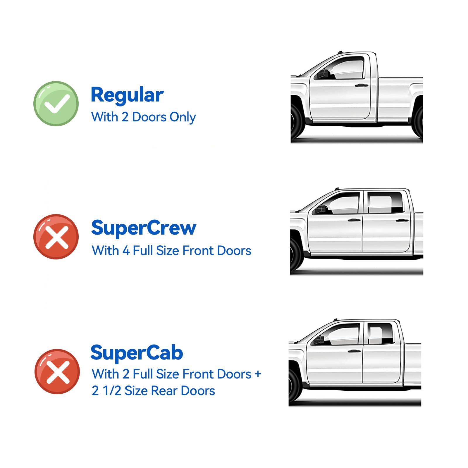 Window Visors Rain Guards For 2015-2024 Ford F150 Regular Cab, Out-Channel Window Vent Wind Deflectors Visors Shades For 17-24 F