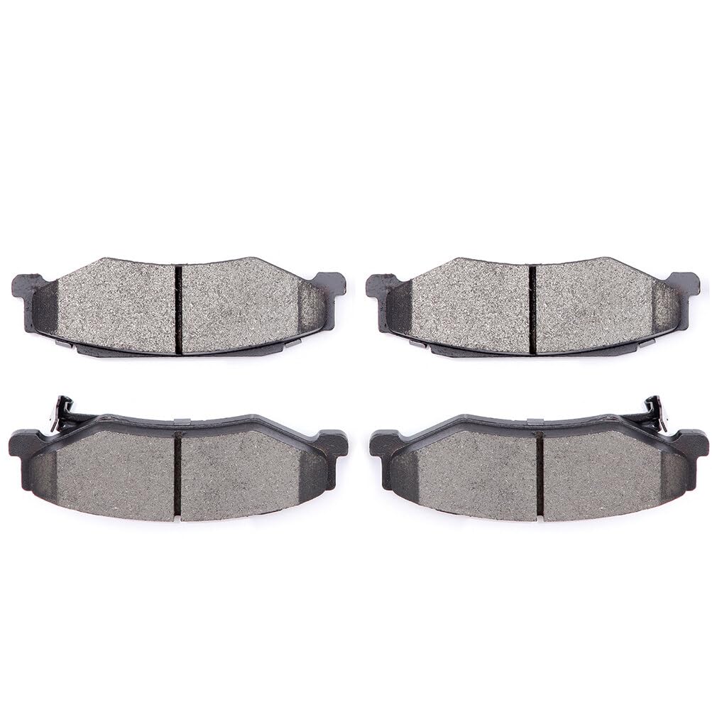 Cciyu D732 Rear Semi-Metallic Disc Brake Pads Kit For Cadillac Xlr 2004-2009,For Chevrolet Corvette 1997-2004 2006-2013 4Pcs