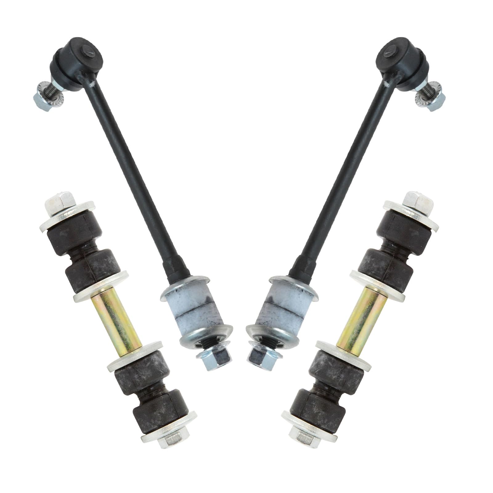 Trq Sway Bar Stabilizer Link Set Front & Rear Compatible With 87-95 Pathfinder