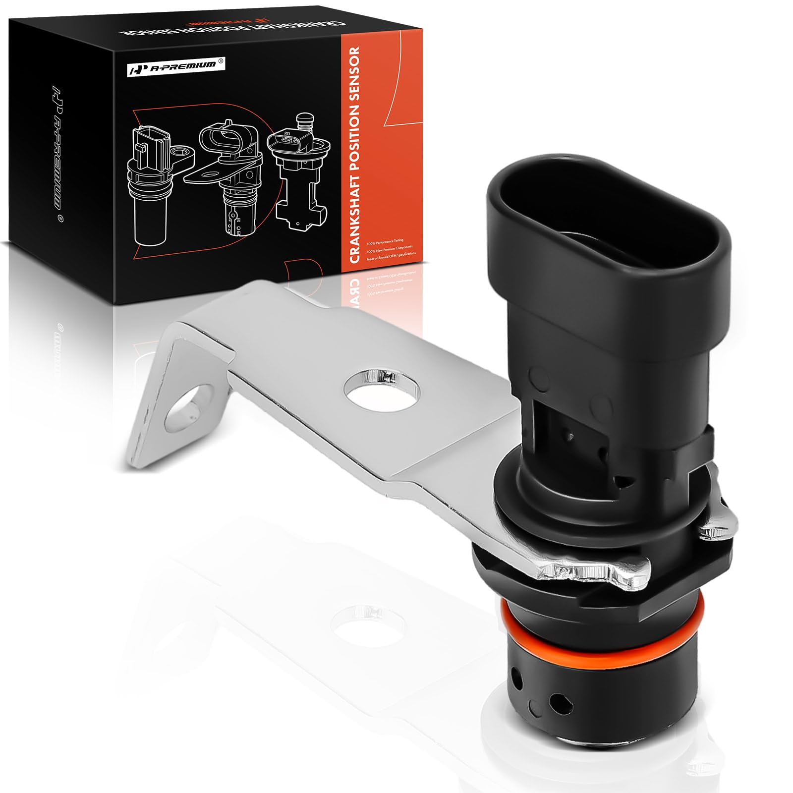 A-Premium Engine Crankshaft Position Sensor Compatible with Chevrolet GMC & Cadillac - Suburban Silverado Express C1500 K1500 K2
