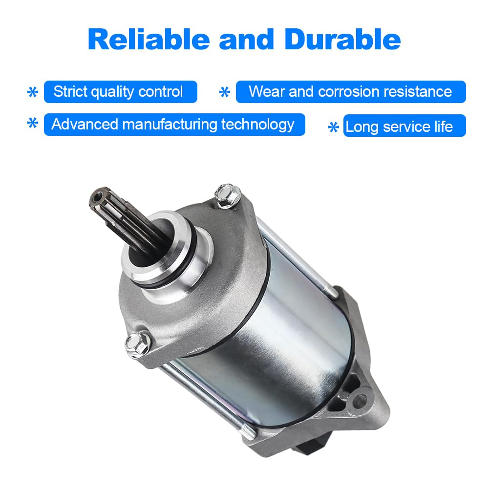 WATERWICH Starter Compatible with Honda Rancher 420 Trx420 trx420fa Trx420fe Trx420fm Trx420fe 2007-2019 Replaces 31200-HP5-601 31200HR0F01 SM18 31200HP5601 SMU0418