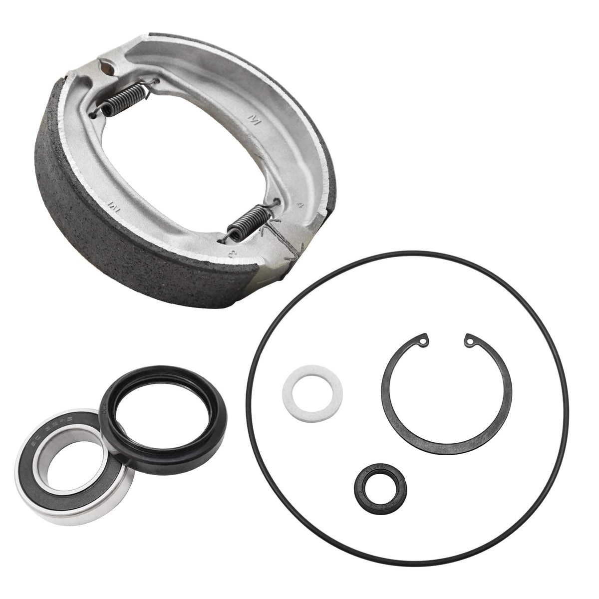 Rear Brake Drum Shoes Bearing Seals Kit For Honda Recon 250 Trx250 Trx250Ex Trx2