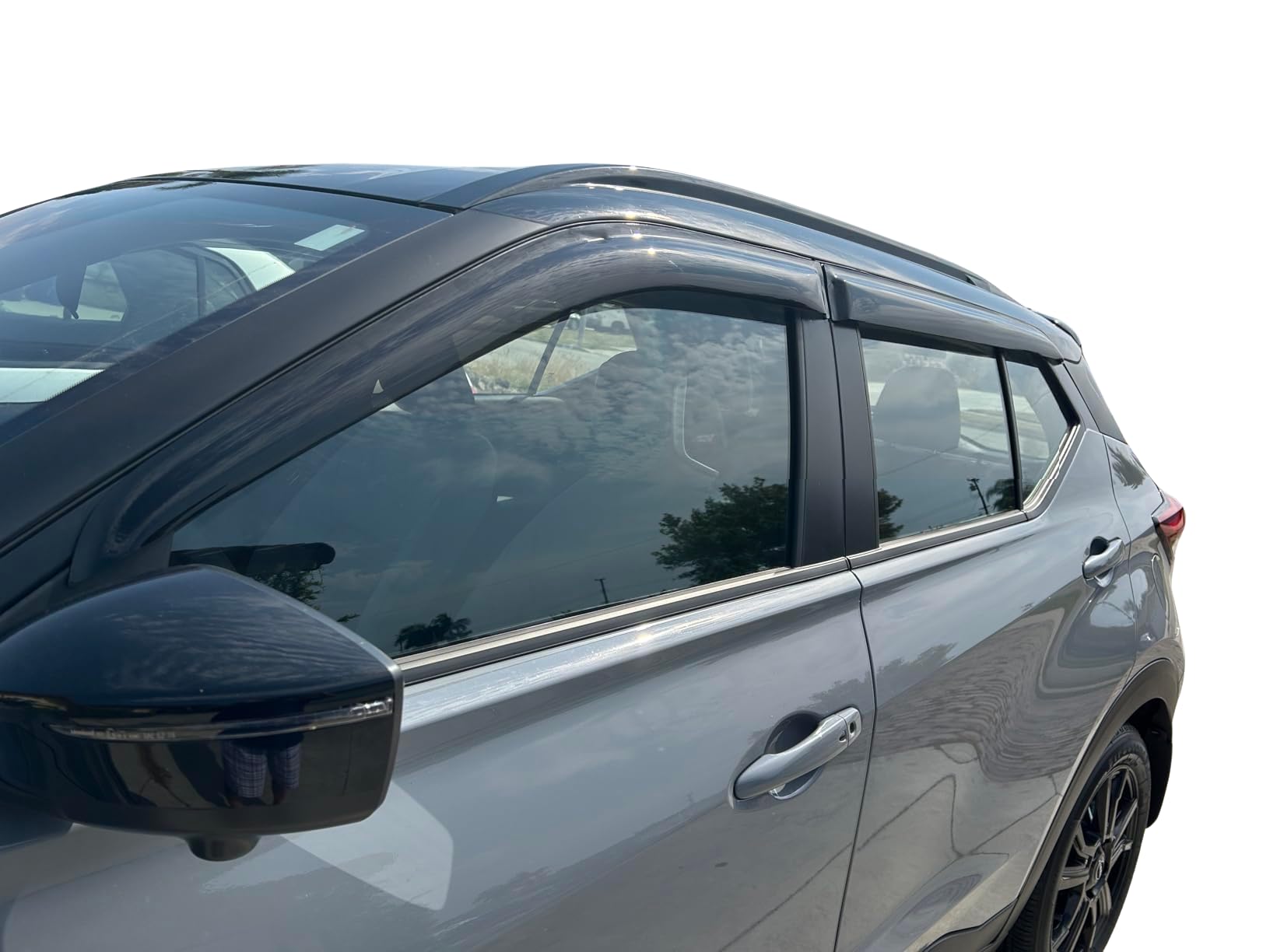 2015-2024 Tape-On Rain Guards For Nissan Murano Side Window Visor Deflectors Extra Thick Vent Shades 2016 2017 2018 2019 2020 20