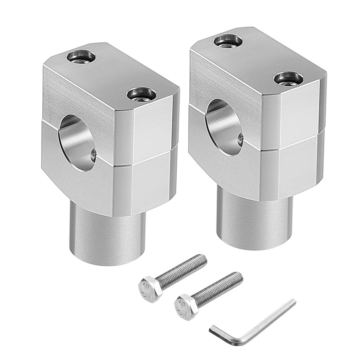Kemimoto 7/8 Inch Motorcycle Handlebar Risers, Aluminum Alloy Motorcycle Risers Fit Atv Dirt Bike, Compatible With Kawasaki Suzu