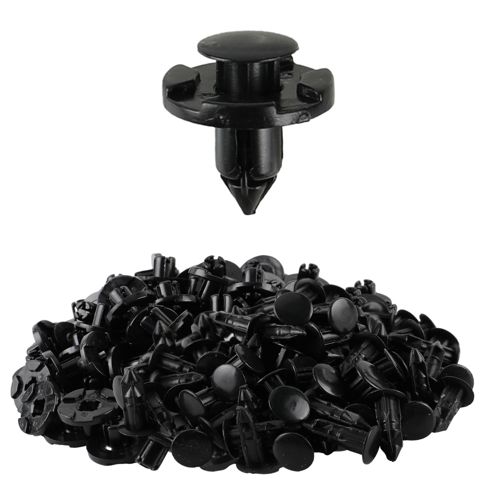 Motoall Nylon Fender Trim Panel Bumper Shield Retainer Fastener Rivet Push-Type Clips For 8Mm Hole Nissan Infiniti 01553-09321 A