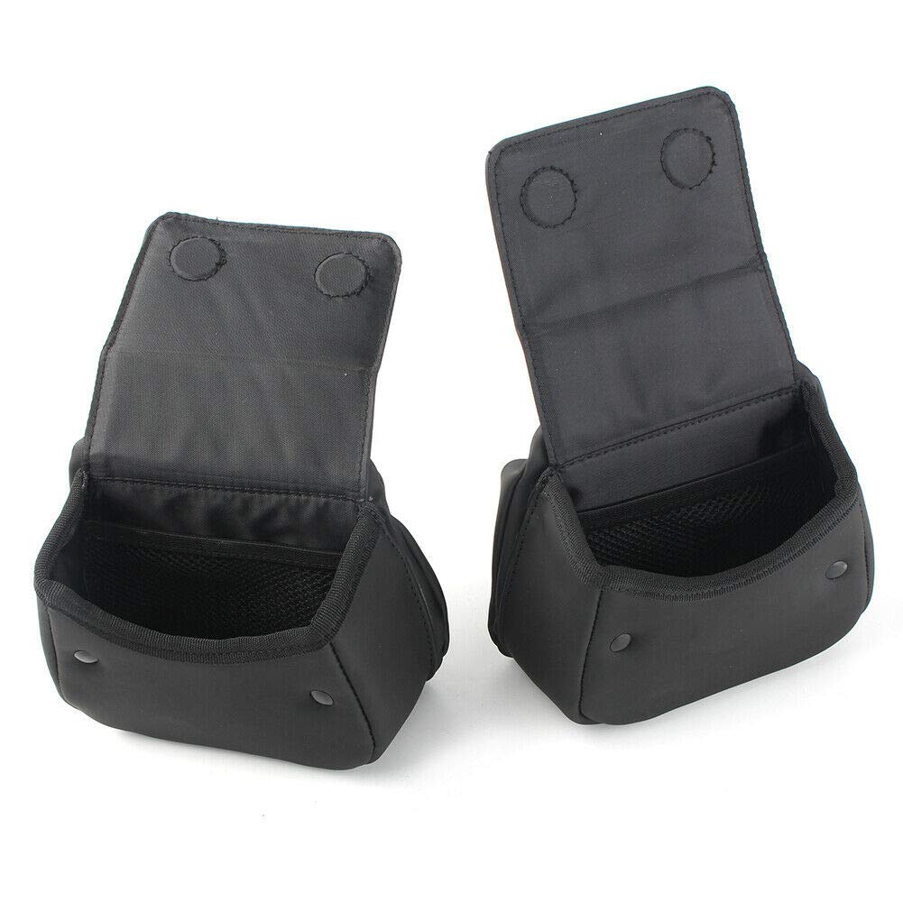 Wowtk Pair Of Lower Fairing Panels Storage Pouches,Fairing Lower Door Pockets Fits For Harley Touring Road Glide Street Glide Trike Tri Glide 2014-2024