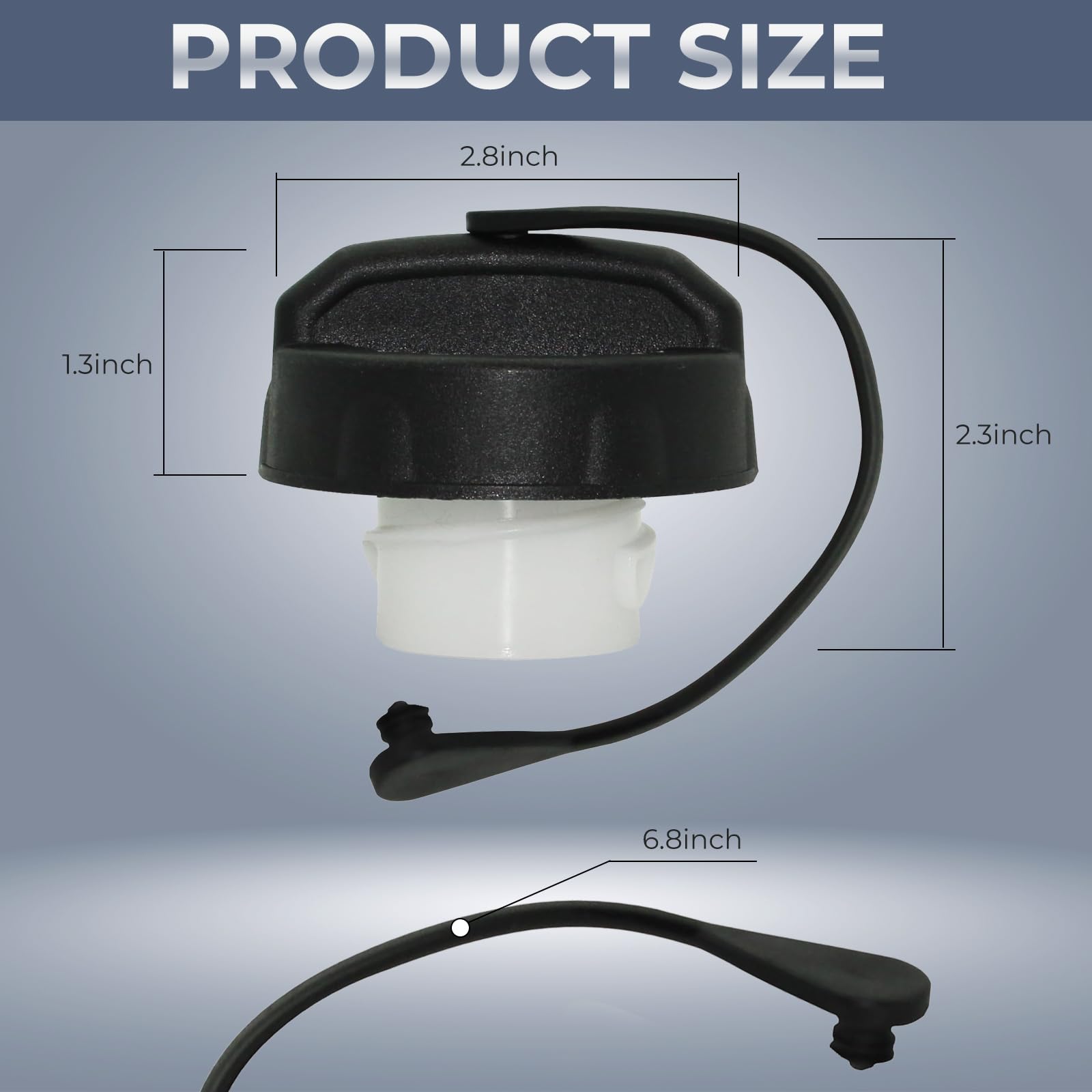 Gas Cap Fuel Cap For Jeep Dodge Ram, 2003-2018 Wrangler Jk, 2002-2012 Liberty, 2001-2017 Grand Cherokee, 2008-2018 Patroit, 2008