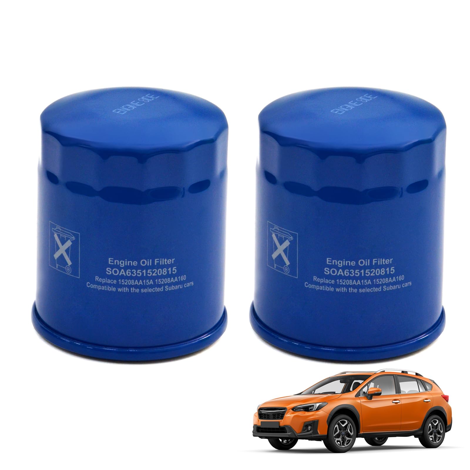 Jaxivo Soa6351520815 Engines Oil Filter Replacement For Subaru Outback, Legacy, Impreza, Forester, Xv Crosstrek, Ascent. Replace 15208Aa160, 15208Aa15A Pack Of 2