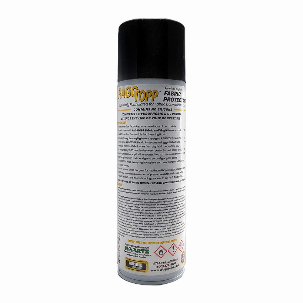 RaggTopp 2141 Convertible Top Fabric Protectant, 14 Fl Oz - Premium UV Protection for Soft Tops and Interiors