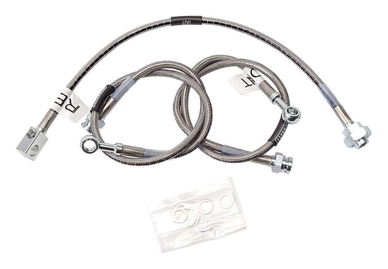 Russell/Edel 672340 Pre-Assembled Direct Bolt-On Brake Hose Kit