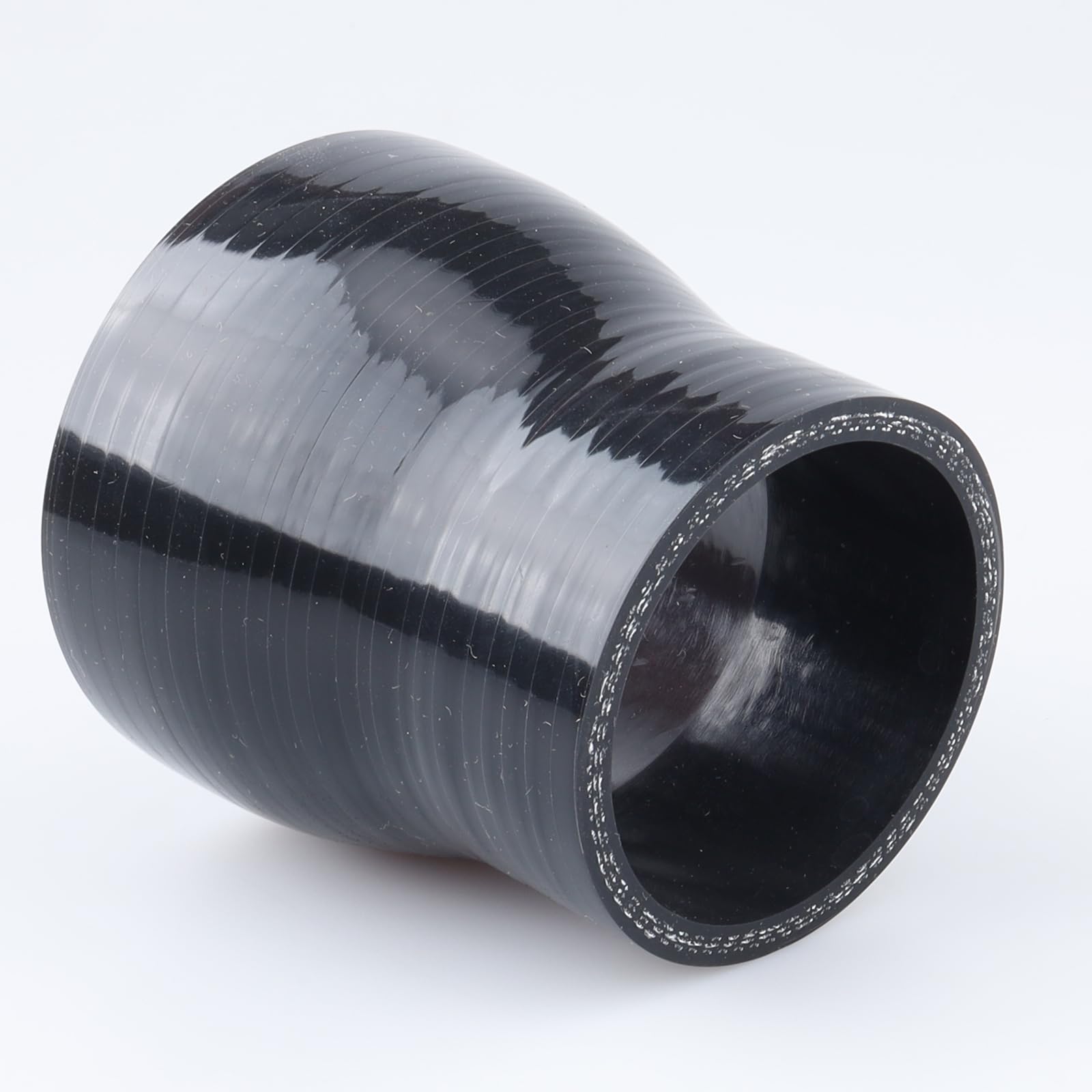 Ac Performance Id 2.75'' To 2-1/8'' (70Mm To 54Mm) Silicone Hose Straight Reducer 3-Ply Reinforced Black, 3'' Length